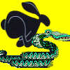 Click Image to Watch the Rabbit and the Snake Video